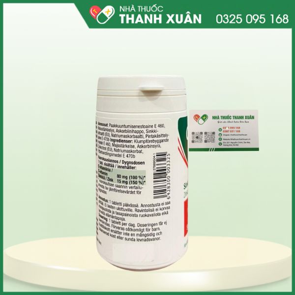 Cic - ZincCic - Zinc - Bổ sung kẽm và vitamin C cho cơ thể